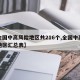【全国中高风险地区共216个,全国中高风险地区汇总表】